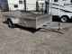 2023 ENBECK UTILITY ALUM TRAILER 6X12 SINGLE, FOLDING REAR GATE | Image - 1