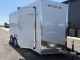 2026 WEBERLANE GALVANIZED STEEL FRAME HYBRID ENCLOSED TRAILER 7 X 16 V NOSE RAMP DOOR | Image - 4